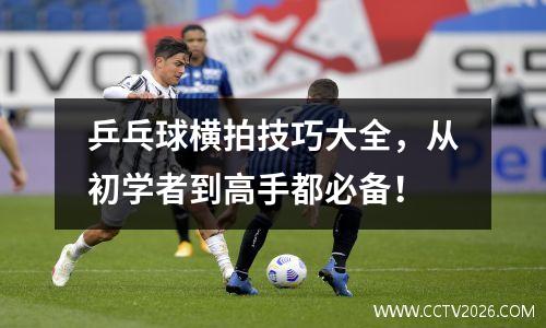 乒乓球横拍技巧大全，从初学者到高手都必备！