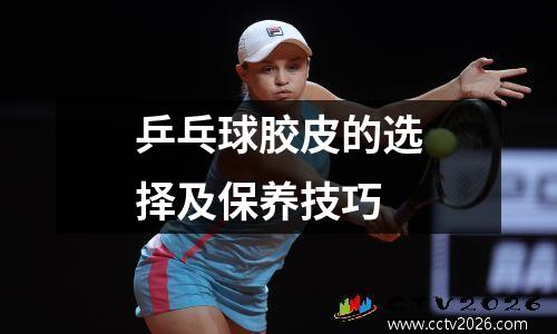 乒乓球胶皮的选择及保养技巧