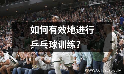 如何有效地进行乒乓球训练？