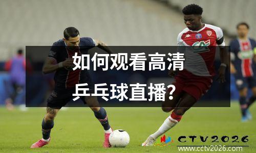 如何观看高清乒乓球直播？