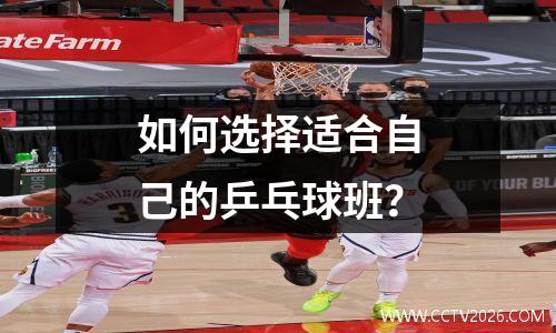如何选择适合自己的乒乓球班？