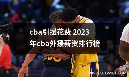 cba引援花费 2023年cba外援薪资排行榜