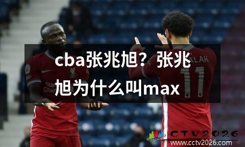 cba张兆旭？张兆旭为什么叫max