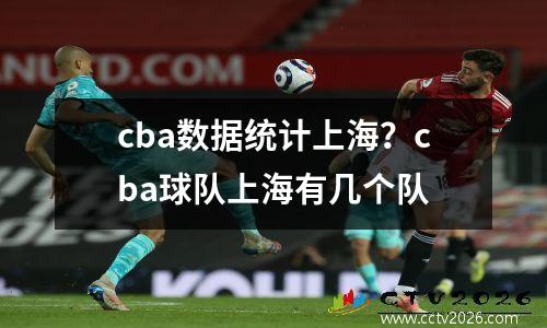 cba数据统计上海？cba球队上海有几个队