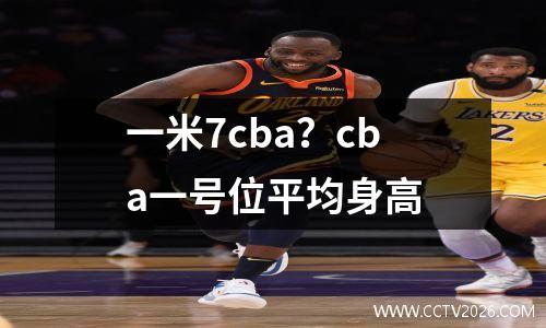 一米7cba？cba一号位平均身高