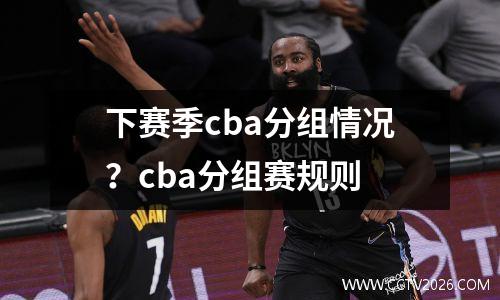 下赛季cba分组情况？cba分组赛规则