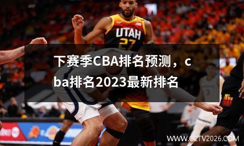 下赛季CBA排名预测，cba排名2023最新排名