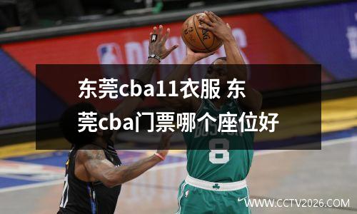 东莞cba11衣服 东莞cba门票哪个座位好