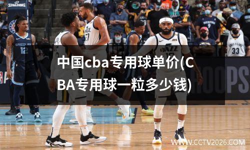 中国cba专用球单价(CBA专用球一粒多少钱)