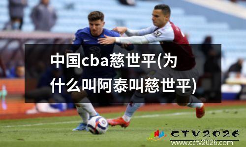 中国cba慈世平(为什么叫阿泰叫慈世平)