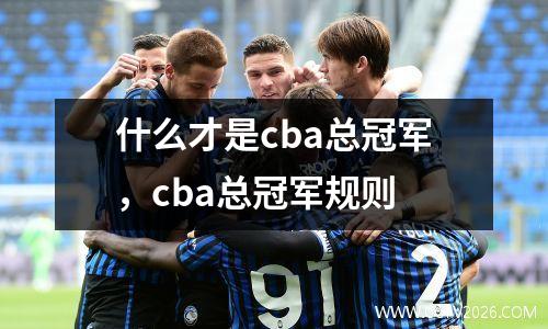 什么才是cba总冠军，cba总冠军规则