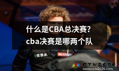 什么是CBA总决赛？cba决赛是哪两个队