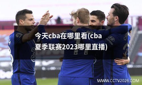 今天cba在哪里看(cba夏季联赛2023哪里直播)