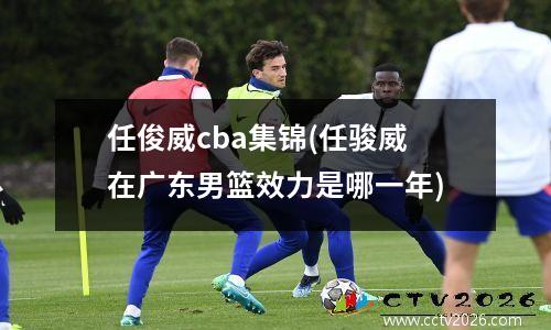 任俊威cba集锦(任骏威在广东男篮效力是哪一年)