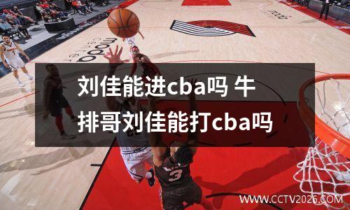 刘佳能进cba吗 牛排哥刘佳能打cba吗