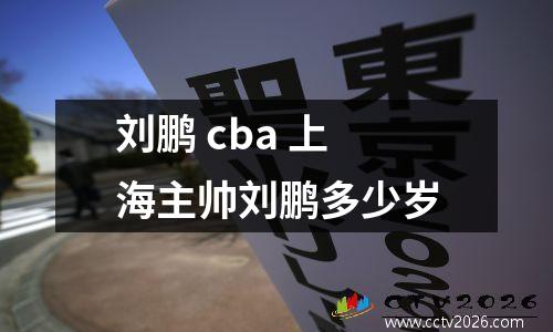 刘鹏 cba 上海主帅刘鹏多少岁