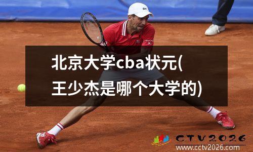 北京大学cba状元(王少杰是哪个大学的)