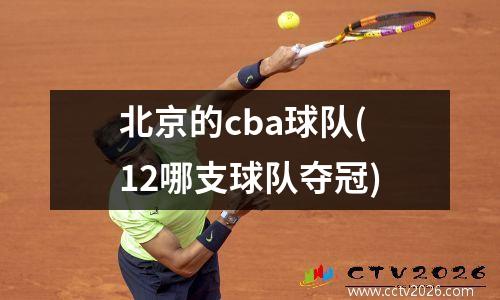 北京的cba球队(12哪支球队夺冠)