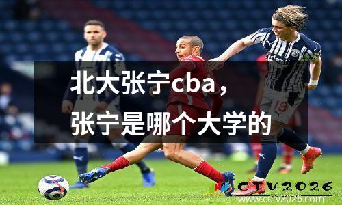 北大张宁cba，张宁是哪个大学的