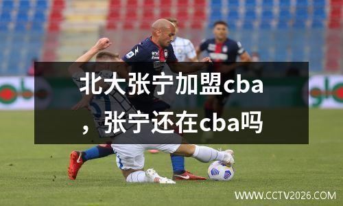北大张宁加盟cba，张宁还在cba吗