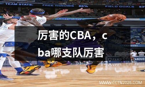 厉害的CBA，cba哪支队厉害