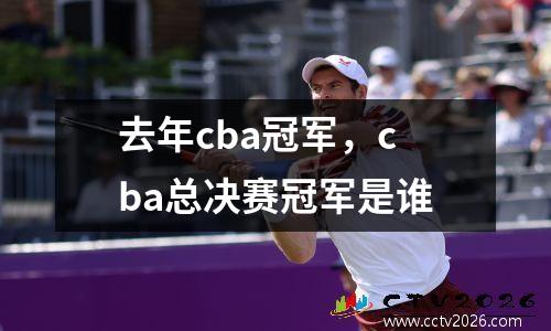 去年cba冠军，cba总决赛冠军是谁