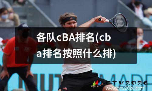 各队cBA排名(cba排名按照什么排)