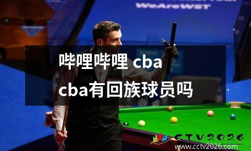 哔哩哔哩 cba cba有回族球员吗