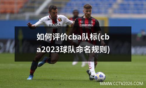 如何评价cba队标(cba2023球队命名规则)