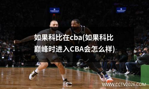如果科比在cba(如果科比巅峰时进入CBA会怎么样)