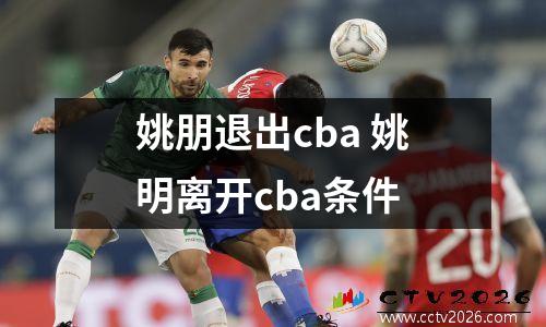 姚朋退出cba 姚明离开cba条件