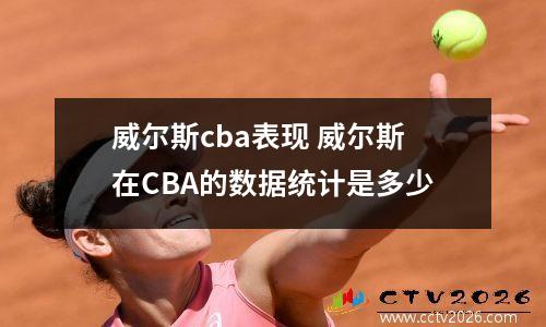 威尔斯cba表现 威尔斯在CBA的数据统计是多少