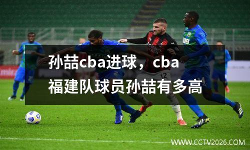 孙喆cba进球，cba福建队球员孙喆有多高