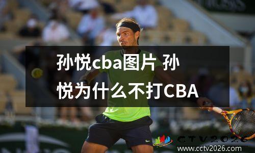 孙悦cba图片 孙悦为什么不打CBA