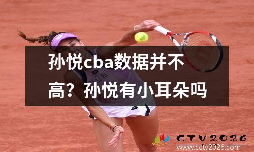 孙悦cba数据并不高？孙悦有小耳朵吗