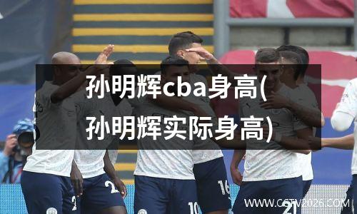 孙明辉cba身高(孙明辉实际身高)