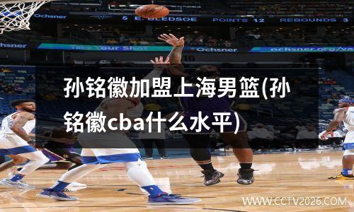 孙铭徽加盟上海男篮(孙铭徽cba什么水平)