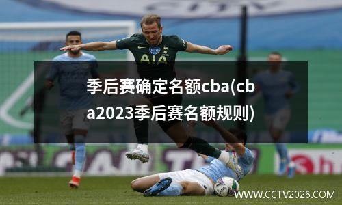 季后赛确定名额cba(cba2023季后赛名额规则)