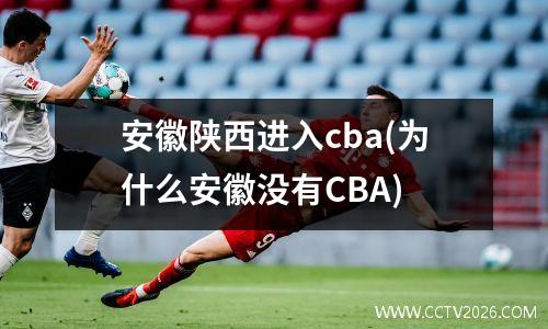 安徽陕西进入cba(为什么安徽没有CBA)