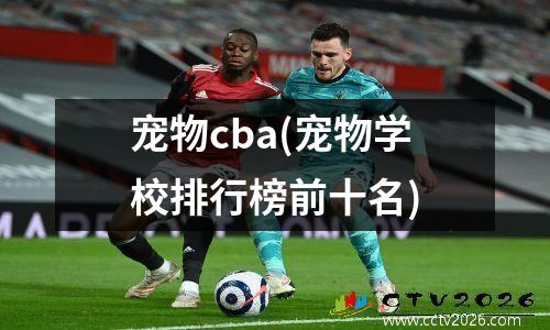 宠物cba(宠物学校排行榜前十名)