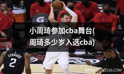 小周琦参加cba舞台(周琦多少岁入选cba)