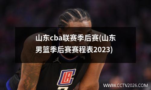 山东cba联赛季后赛(山东男篮季后赛赛程表2023)