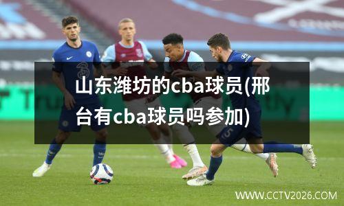 山东潍坊的cba球员(邢台有cba球员吗参加)