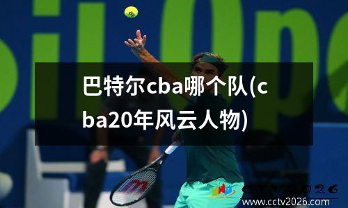 巴特尔cba哪个队(cba20年风云人物)