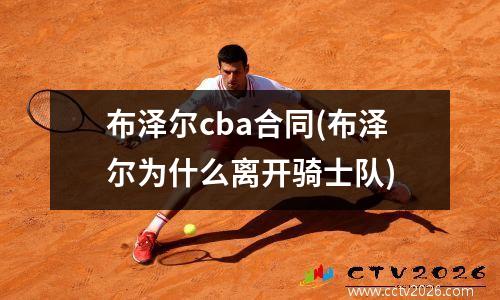 布泽尔cba合同(布泽尔为什么离开骑士队)