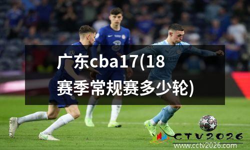 广东cba17(18赛季常规赛多少轮)