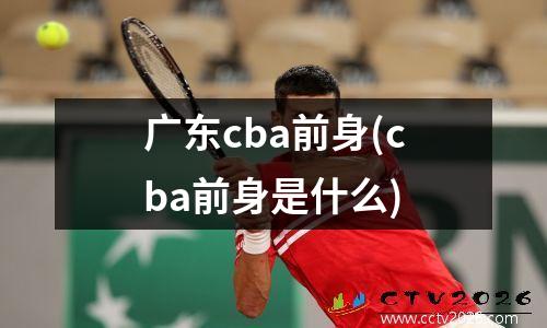 广东cba前身(cba前身是什么)