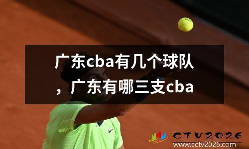广东cba有几个球队，广东有哪三支cba