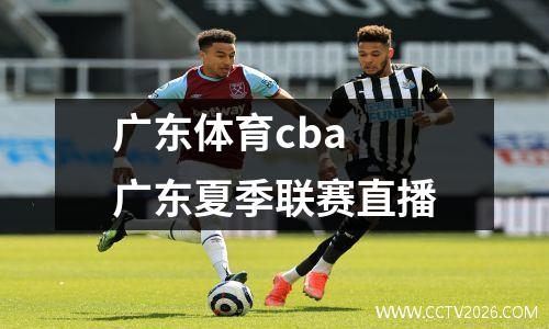 广东体育cba 广东夏季联赛直播