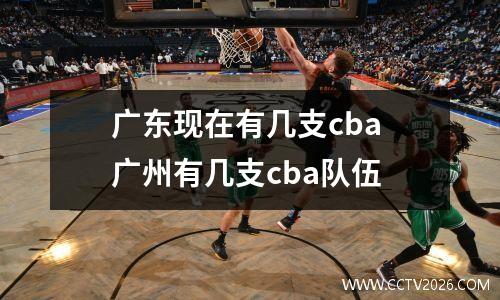 广东现在有几支cba 广州有几支cba队伍